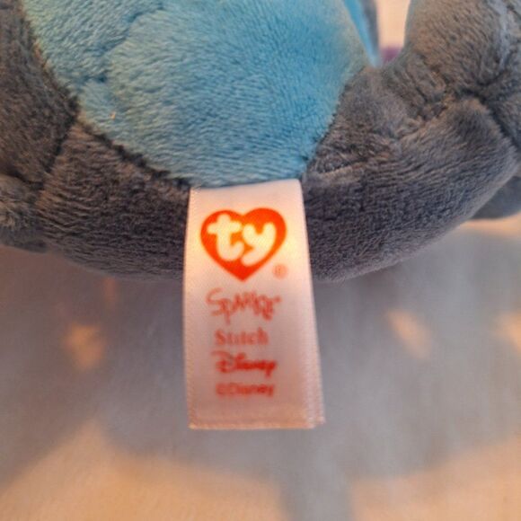 6" Plush - STITCH from Disney - Ty Beanie Baby - Lilo & Stitch Alien - 2023 - Picture 2 of 8